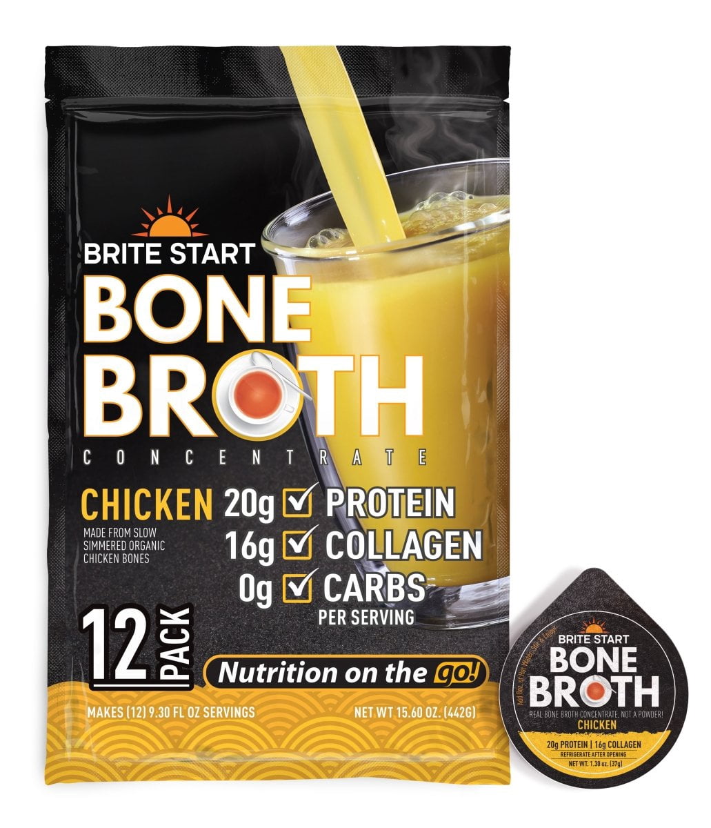 Brite Start Organic Chicken Bone Broth 12 Pack