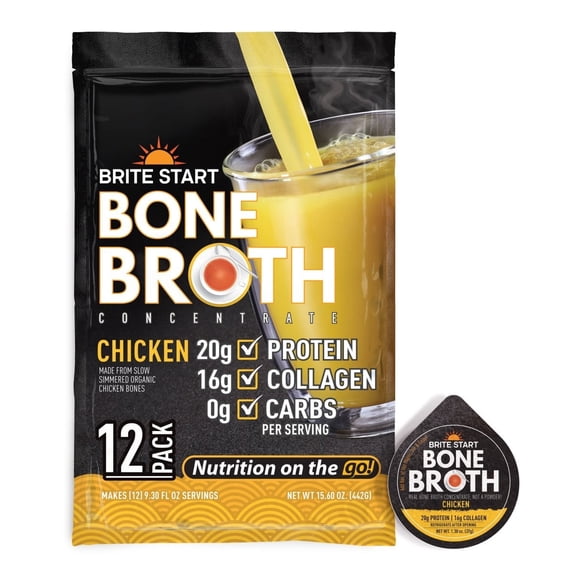 Brite Start Organic Chicken Bone Broth 12 Pack