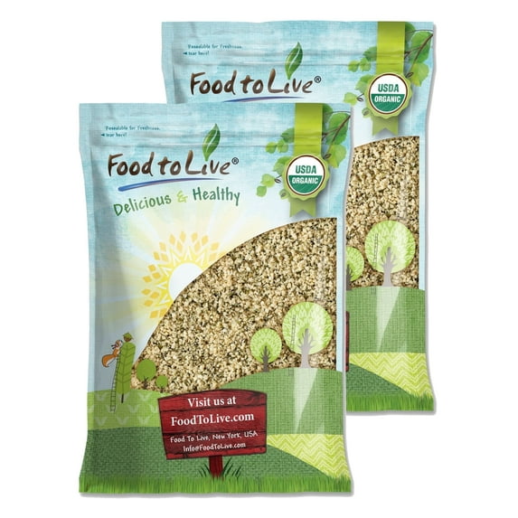 Organic Chinese Hemp Seeds, 18 Pounds — Non-GMO, Kosher, Raw, Vegan — by Food to Live