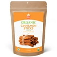 thumbnail image 1 of Organic Cinnamon Sticks - Gluten Free, Non-GMO, and USDA Organic - 3.5-Inch Length, Ideal for Cooking, Beverages, or Desserts to Add a Rich, Spicy Aroma, 1 of 6