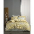 thumbnail image 1 of Organic-Club Cherry Blossom Cotton Bedding Set of 4 in Yellow Queen, 1 of 5
