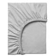 thumbnail image 1 of Organic Club Ultra Soft Cotton Fitted Sheet Grey - Full, 1 of 5