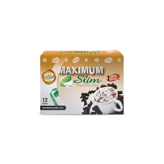 Organic Cocoa with Green Coffee Bean & Natural Herbal Extracts, 12 Count