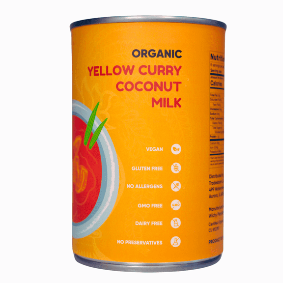 Islands Harvest Organic Yellow Curry Pack of 6 - Vegan, Kosher, Halal, Non-GMO, USDA Organic Yellow Curry