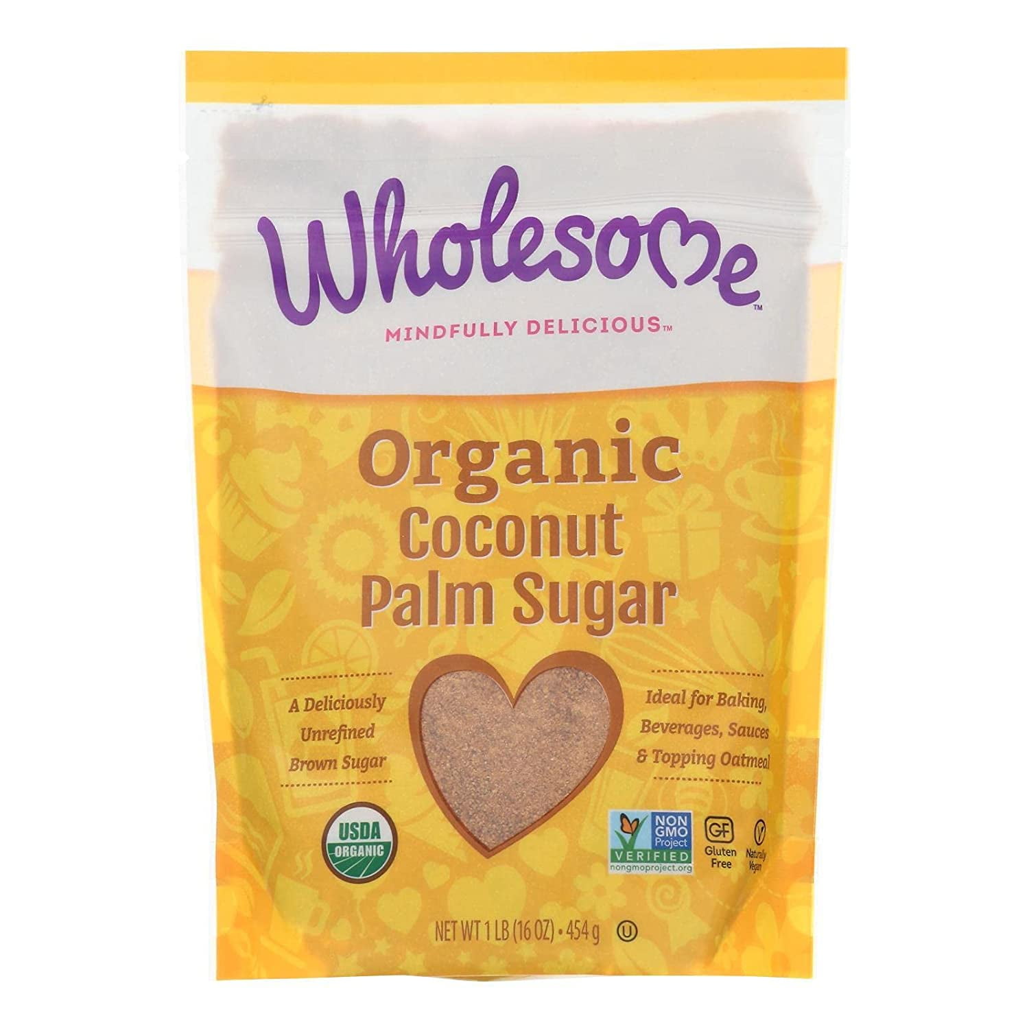 Organic Coconut Palm Sugar, 16 Ounce 6 per case.
