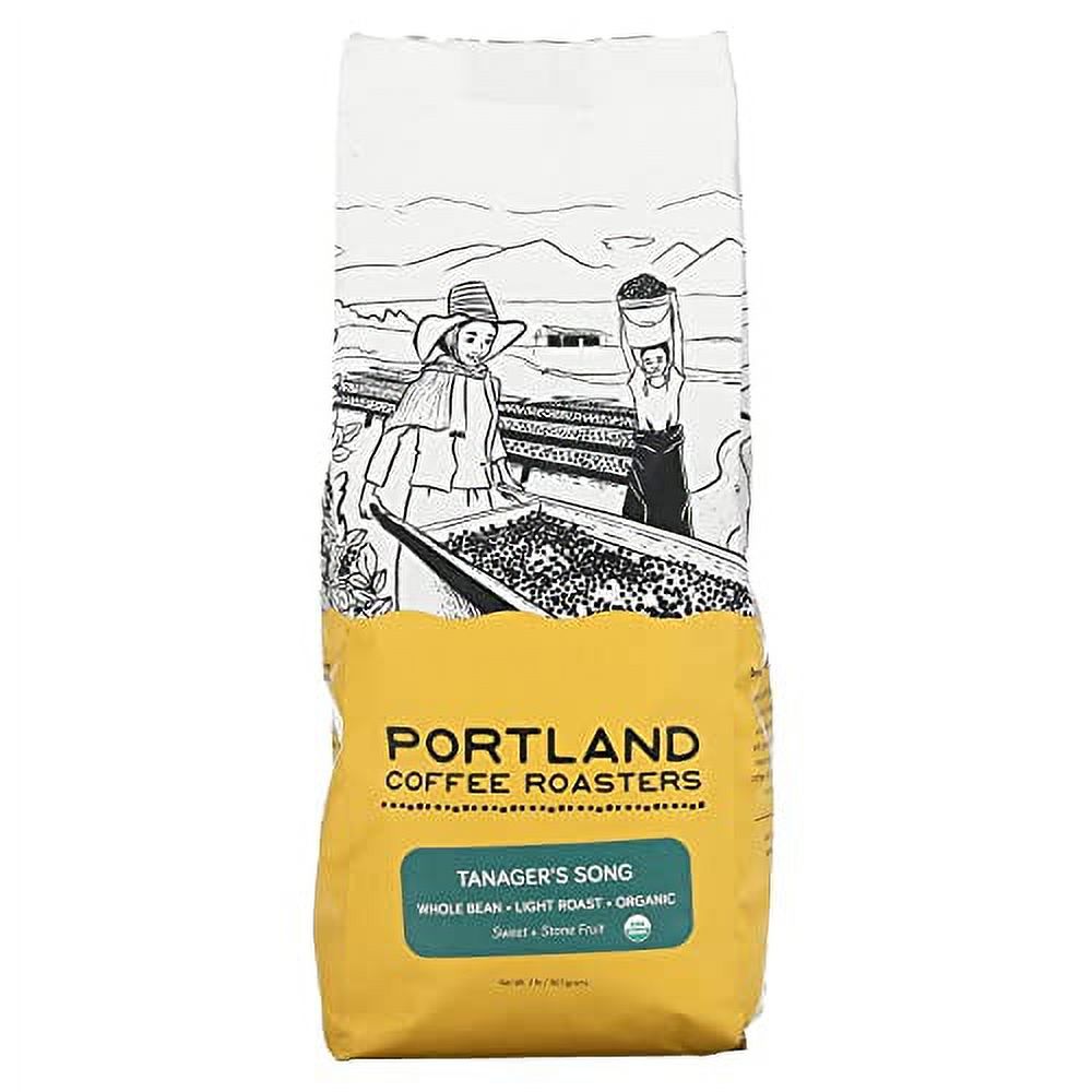 Organic Coffee, Whole Bean, Light Roast, Tanager's Song, 2 Lb (907 G),