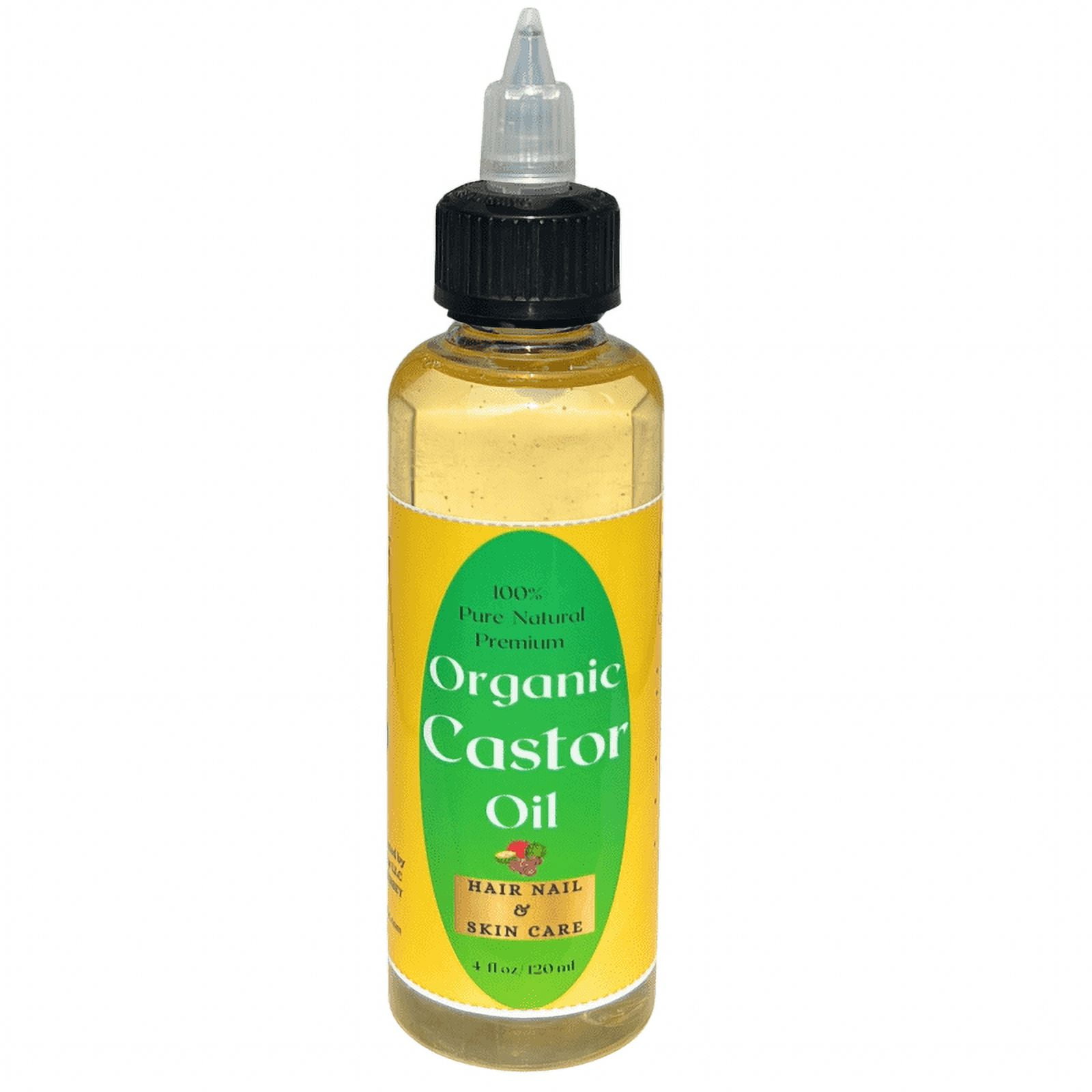 Organic ColdPressed Castor Oil for Hair, Skin and Nails 4 fl oz