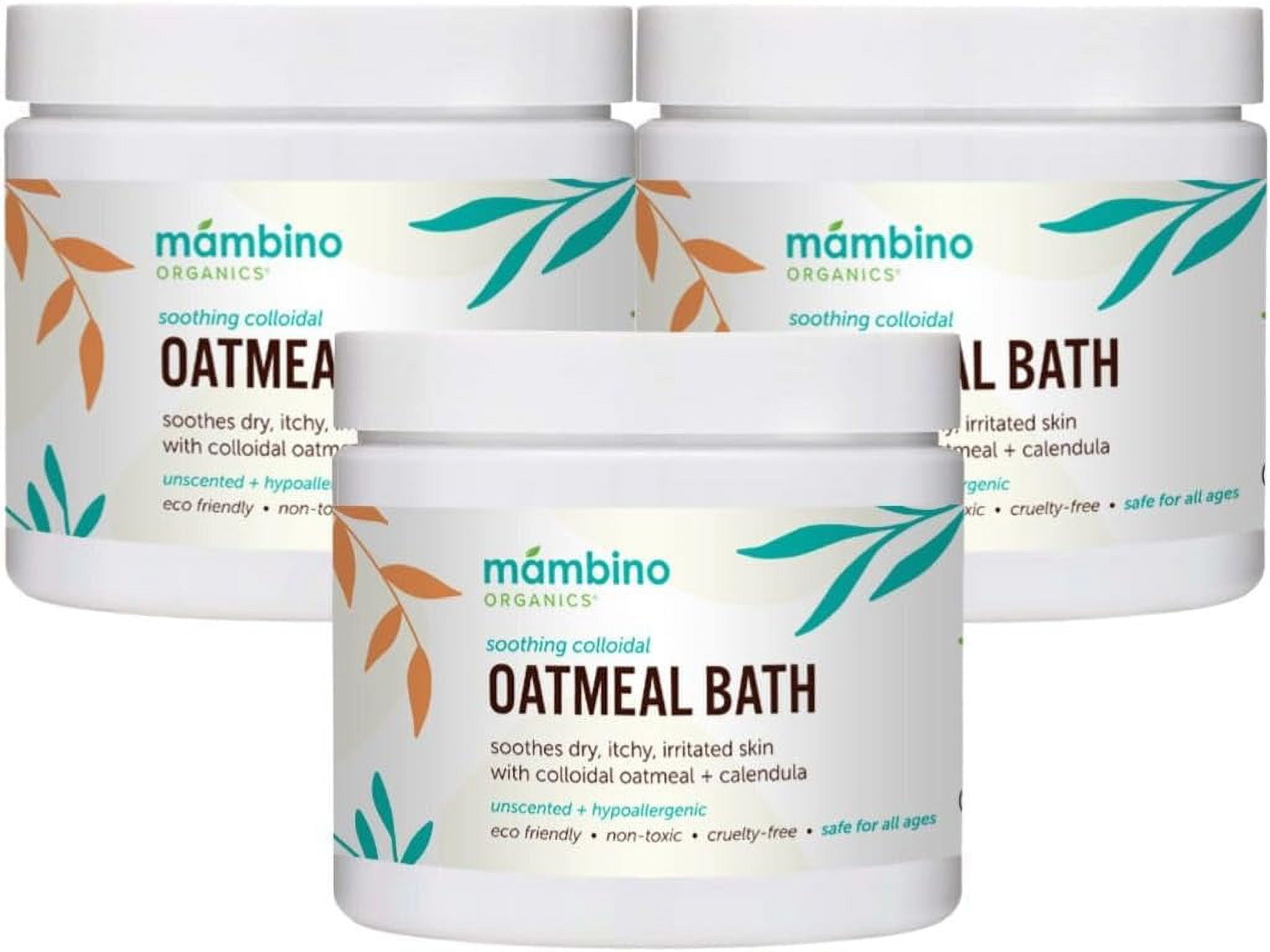Organic Colloidal Oatmeal Bath Soak 3Pack Oatmeal Powder for Dry
