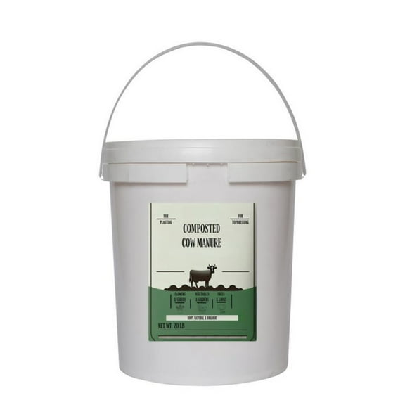 Organic Composted Cow Manure – Soil Amendment for Gardens, Lawns, and Plants – Natural Fertilizer for Healthier Growth