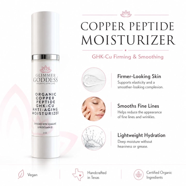 ghk-cu peptide information Organic Copper Peptide Moisturizer – Firming Smoothing