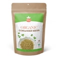thumbnail image 1 of Organic Coriander Seeds - Non-GMO, USDA Organic, Aromatic and Nutty Flavor, Resealable Pack - Perfect for Cooking and Health Benefits, 1 of 7