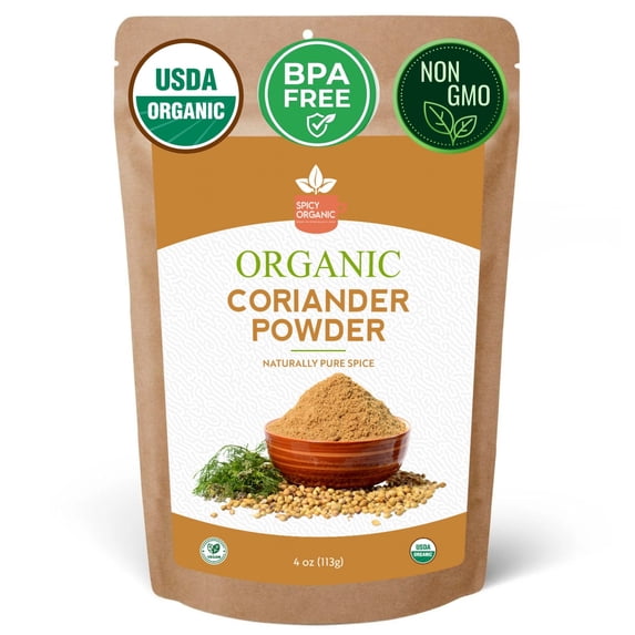 Organic Coriander Seeds Powder – Certified USDA Organic - Aromatic ...