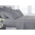 thumbnail image 1 of Organic Cotton Bed Sheets Set - 1000TC Cal-King Size Ultra Silver - 4 Piece Bedding - 100% Extra Long Staple, Soft Sateen Weave Bedsheets - Fits 18" Deep Pocket Mattress, 1 of 7