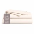 thumbnail image 1 of Organic Textiles Premium Quality Organic Cotton Bed Sheets, 350 Thread Count - GOTS Certified (Queen, Ivory) - (4 Pcs.), 1 of 7