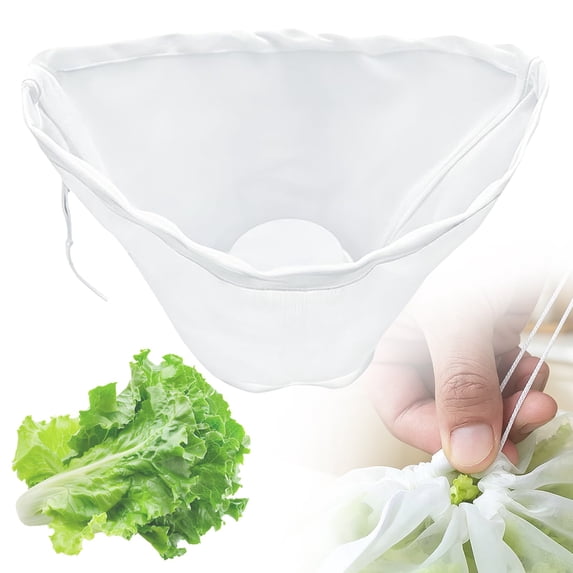 Organic Cotton Cheesecloth Bags, Reusable Straining Cheese Cloth Bag for Straining, for Filter Nut Milk, Yogurt, Fresh Cheese, Juicing, Coffee, Milk, Butter & Juices