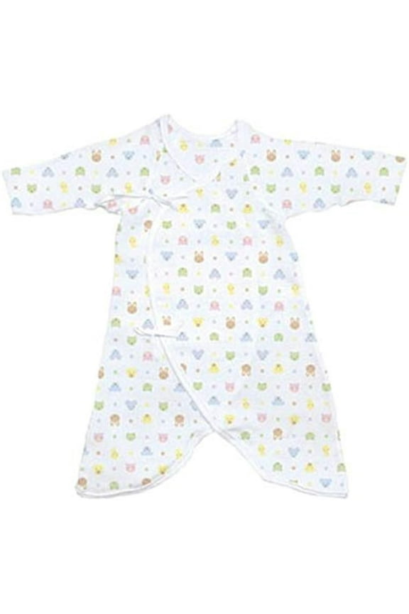 Organic Cotton Gauzie Wrap Gown, Prints, Size Large