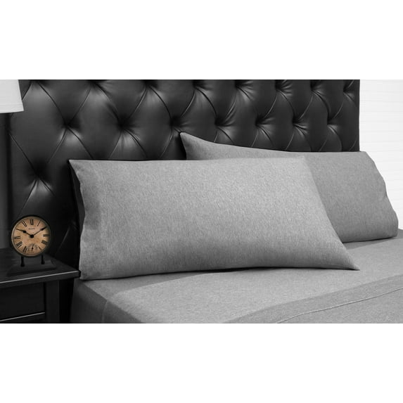 Organic Cotton Jersey King Lt. Grey Sheet Set