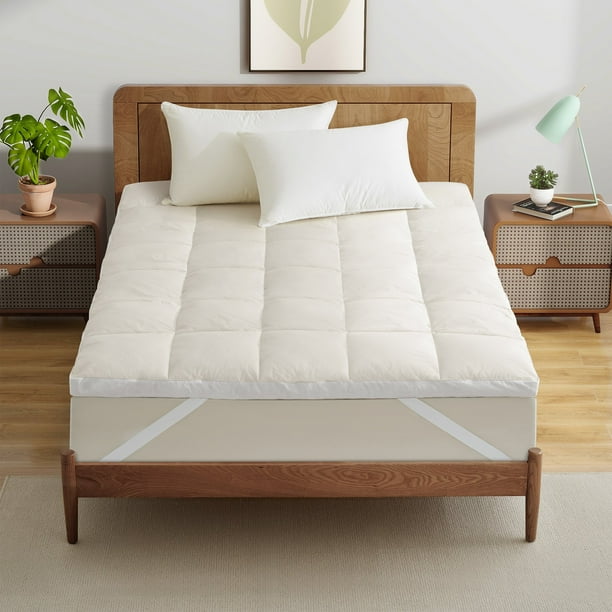 Organic Cotton Mattress Topper Feather Bed