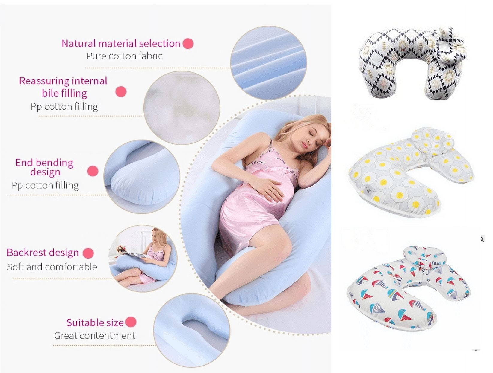 Organic Pregnancy Pillow, Body Pillow, Maternity Pillow