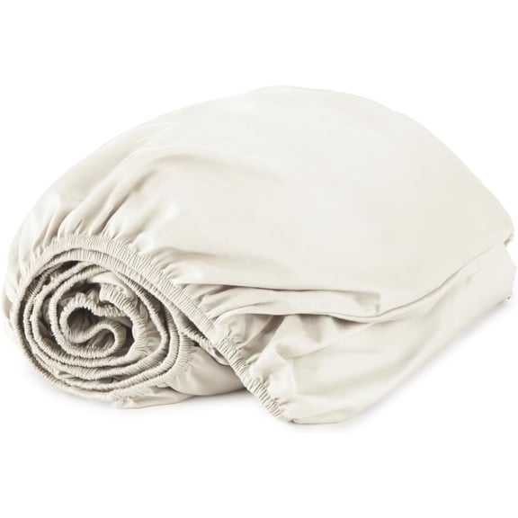 Whisper Organics 500 TC Sateen Fitted Sheet