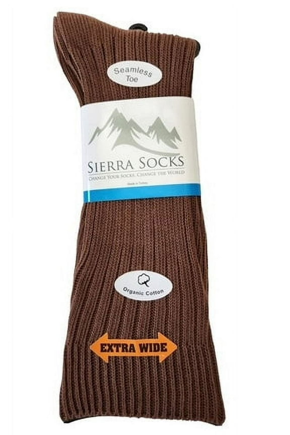 Organic Cotton Crew Socks for Men and Women, Soft, Comfortable, and Eco-Friendly Solid Color Socks