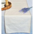 thumbnail image 1 of Organic Cotton Table Runner 72 inches long Decorative Stitched Edge Kitchen Table Runner Bedroom Dresser Scarf Dining Room Table Topper Washable Textured Fabric Runner Furniture Top Cover Beige, 1 of 8