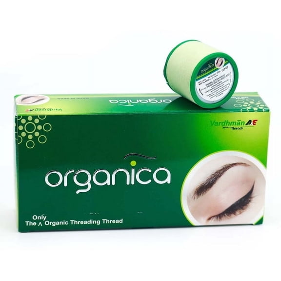 Organic Cotton Thread for Eyebrows Threading Thread Eyebrow Facial Hair Upperlips Shaping Hair Removal Thread for Forehead Chin Hair | Thread for Salon Spa Home Green 8 Spools x 300m