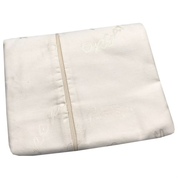 Organic Cotton Zip Mattress Cover Deluxe Damask Twin 3"