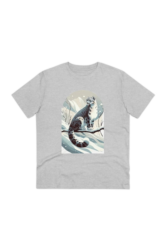 Organic Creator T-shirt - Unisex Snow Leopard