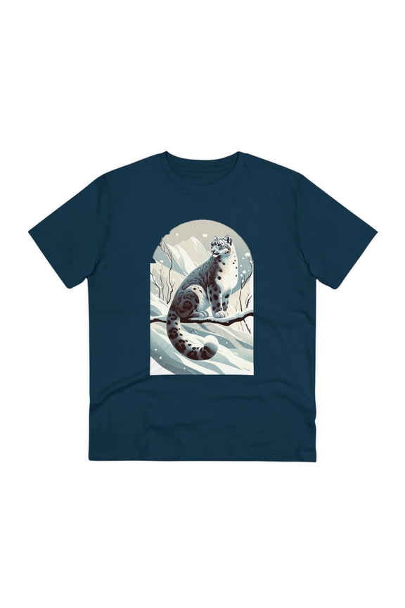 Organic Creator T-shirt - Unisex Snow Leopard