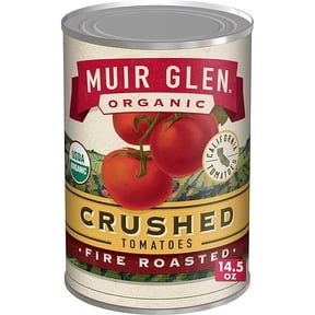 Organic Crushed Fire Roasted Canned Tomatoes, 14.5 oz Pack of 1