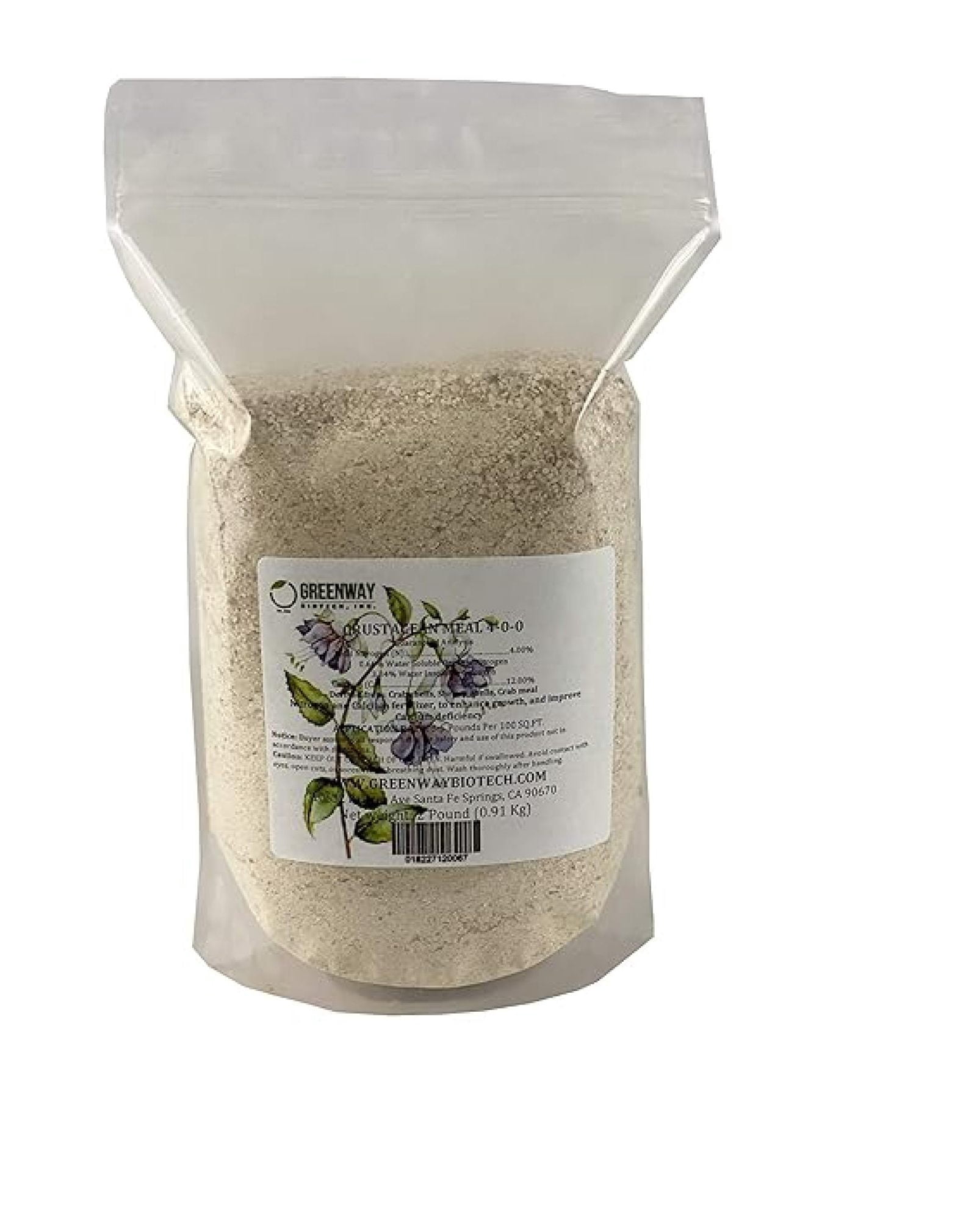 Prawn Shells Organic Crustacean Meal Fertilizer 4-0-0 Includes 4% Nitrogen,12% ...