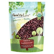 Organic Dark Red Kidney Beans, 1 Pound — Non-GMO, Sproutable, Kosher, Raw, Vegan — by Food to Live