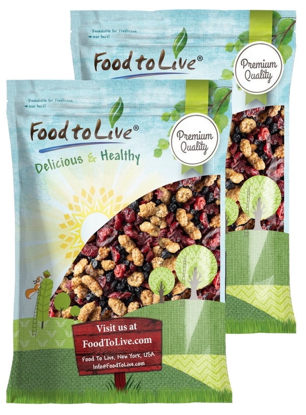 Organic Delicious Berries Mix, 16 Pounds  Non-GMO, Kosher, Raw, Vegan  by Food to Live