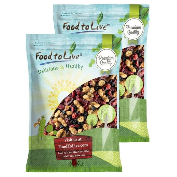 Organic Delicious Berries Mix, 16 Pounds — Non-GMO, Kosher, Raw, Vegan — by Food to Live