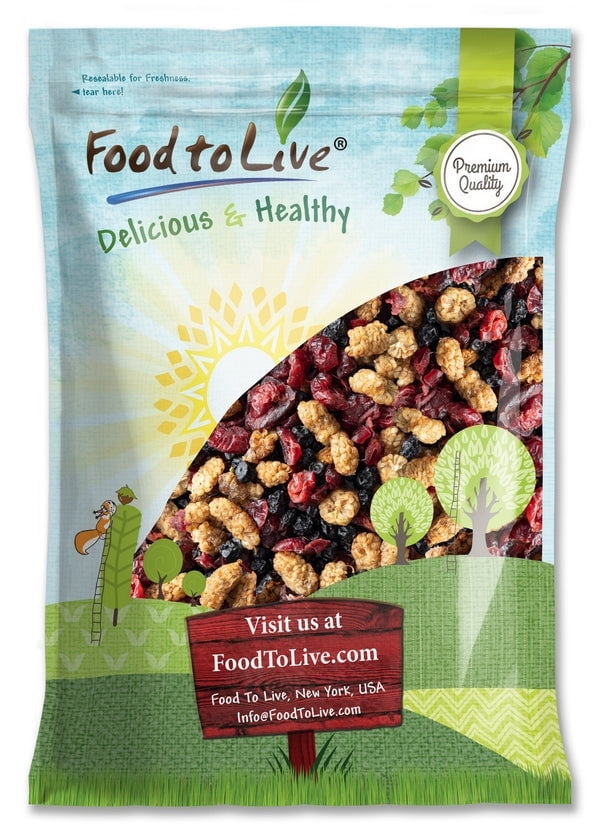 Organic Delicious Berries Mix, 8 Pounds  Non-GMO, Kosher, Raw, Vegan  by Food to Live