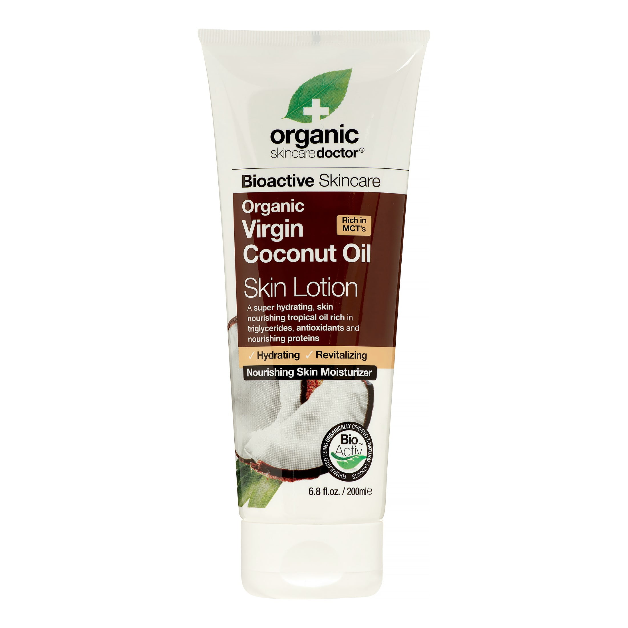 Organic Doctor Virgin Coconut Oil Skin Lotion, 6.8 Fl Oz