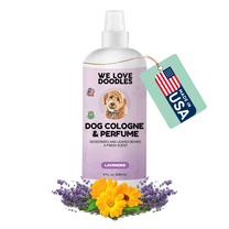 Clean Dog Cologne & Perfume, Deodorizing, Made In USA, For Smelly Dogs, Odor Eliminator Spray For Puppies, Lavender [We Love Doodles]