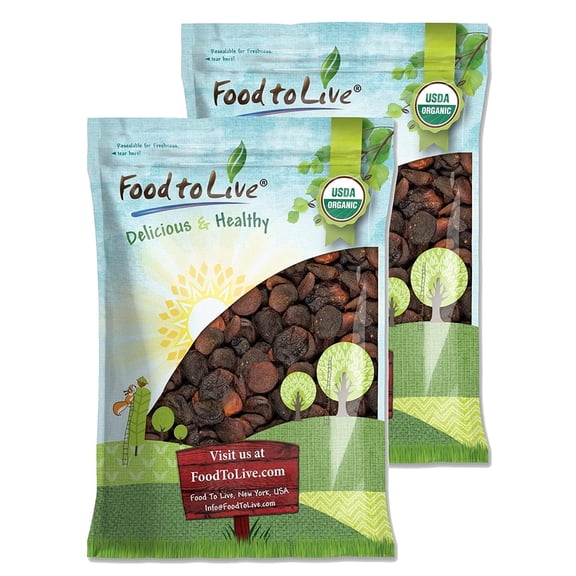 Organic Dried Apricots, 14 Pounds – Non-GMO, Kosher,Unsulfured –by Food to Live