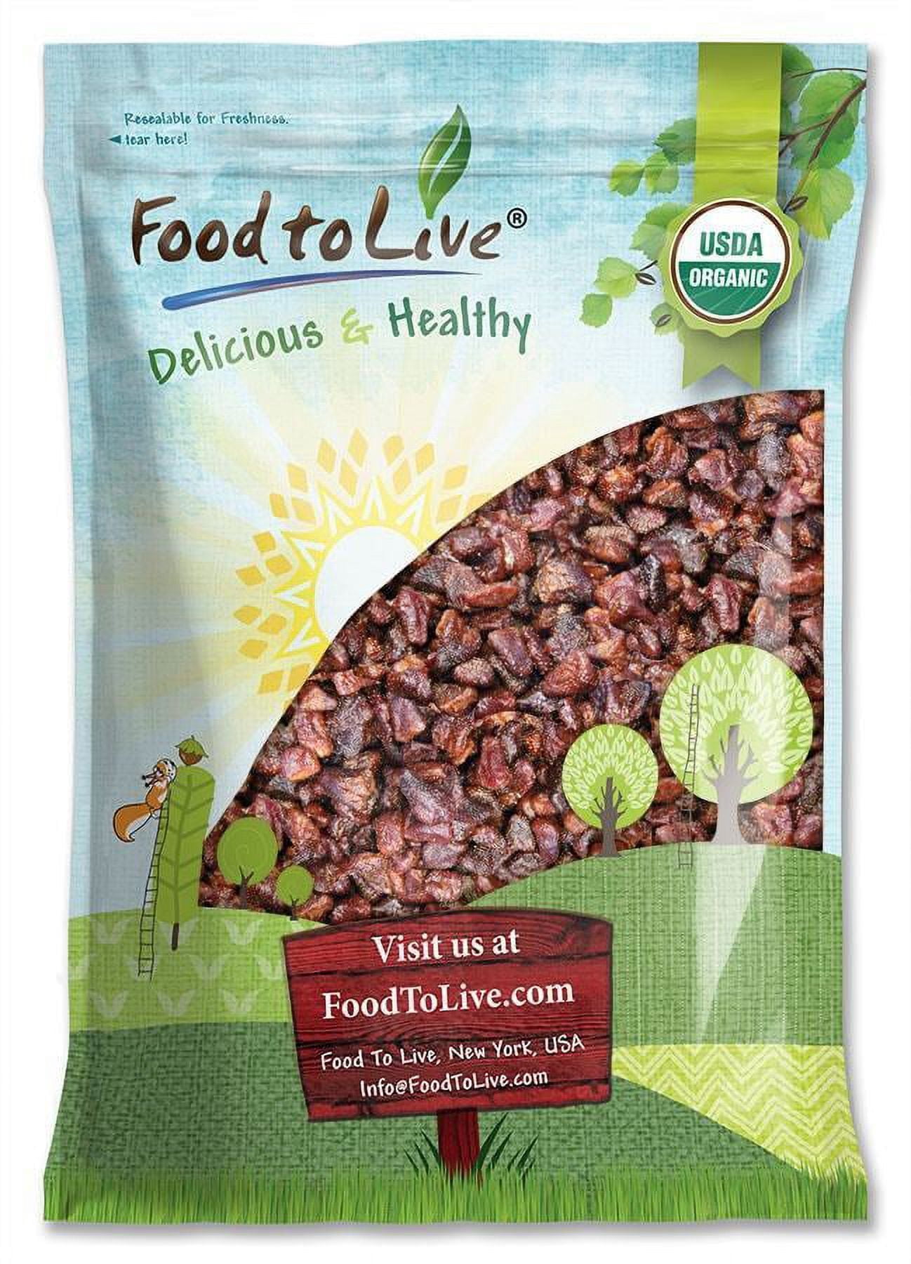 Organic Dried Strawberries, 8 Pounds – Non-GMO, Kosher, Sweetened – by Food to Live