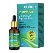 Organic Ear Support Elixir, Natural Products Organic Ear Oil, Natural Ear Drops for Ear Pain