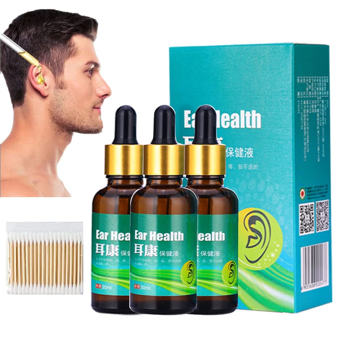 Organic Ear Support Elixir, Natural Products Organic Ear Oil, Natural