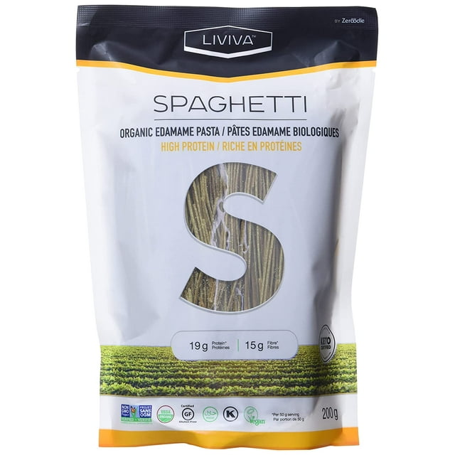 Organic Edamame Pasta, Spaghetti, 7.05 OZ (Pack of 6)