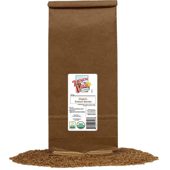 Organic Einkorn Wheat Berries - 10lbs