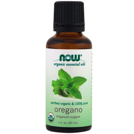 NOW Foods Essential Oils, Organic Oregano Oil, Comforting Aromatherapy Scent, Steam Distilled, 100% Pure, Vegan, Child Resistant Cap, 1-Ounce