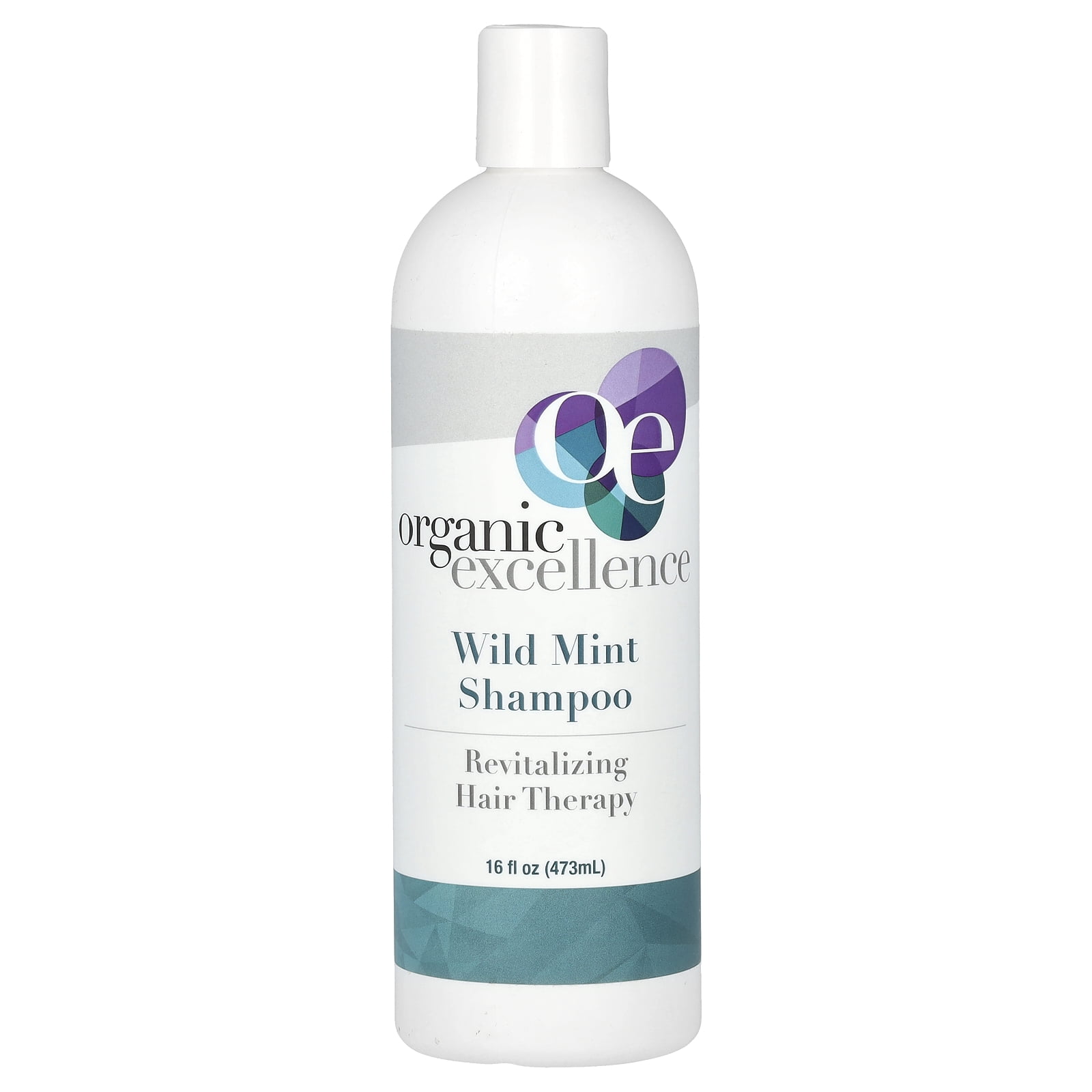 Organic Excellence Revitalizing Hair Therapy Shampoo, Wild Mint, 16 fl oz (473 ml)