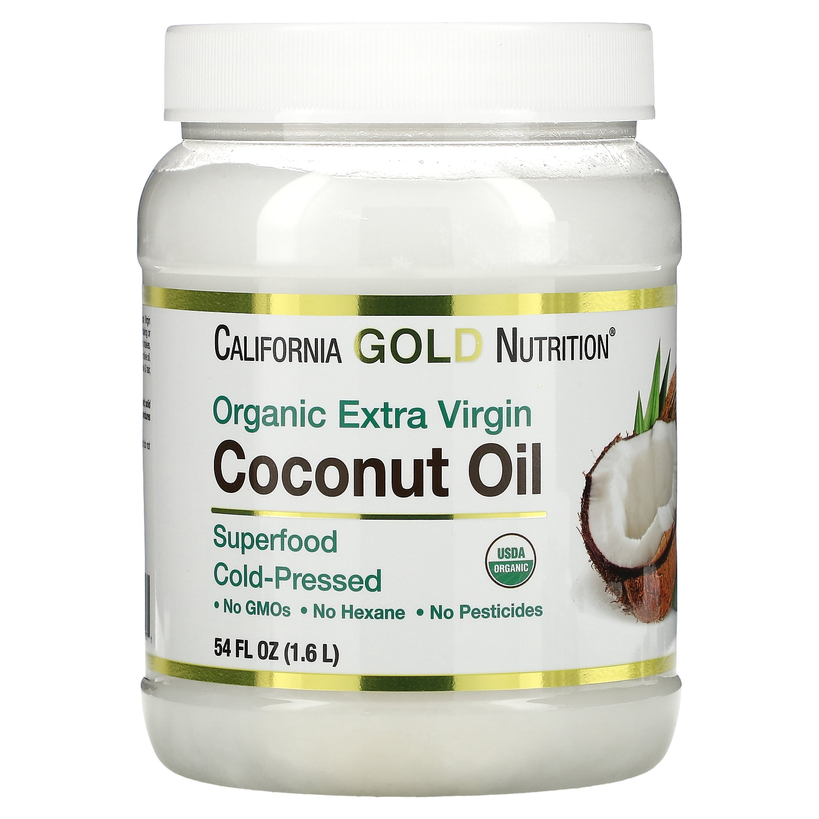 Organic Extra Virgin Coconut Oil by California Gold Nutrition - Use as ...