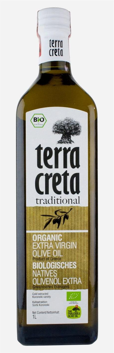 Organic Extra Virgin Olive Oil from Crete, 500ml (16.9 fl.oz.)