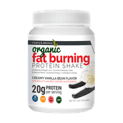 Organic Fat Burning Protein Shake, Whey Protein Powder - Creamy Vanilla
