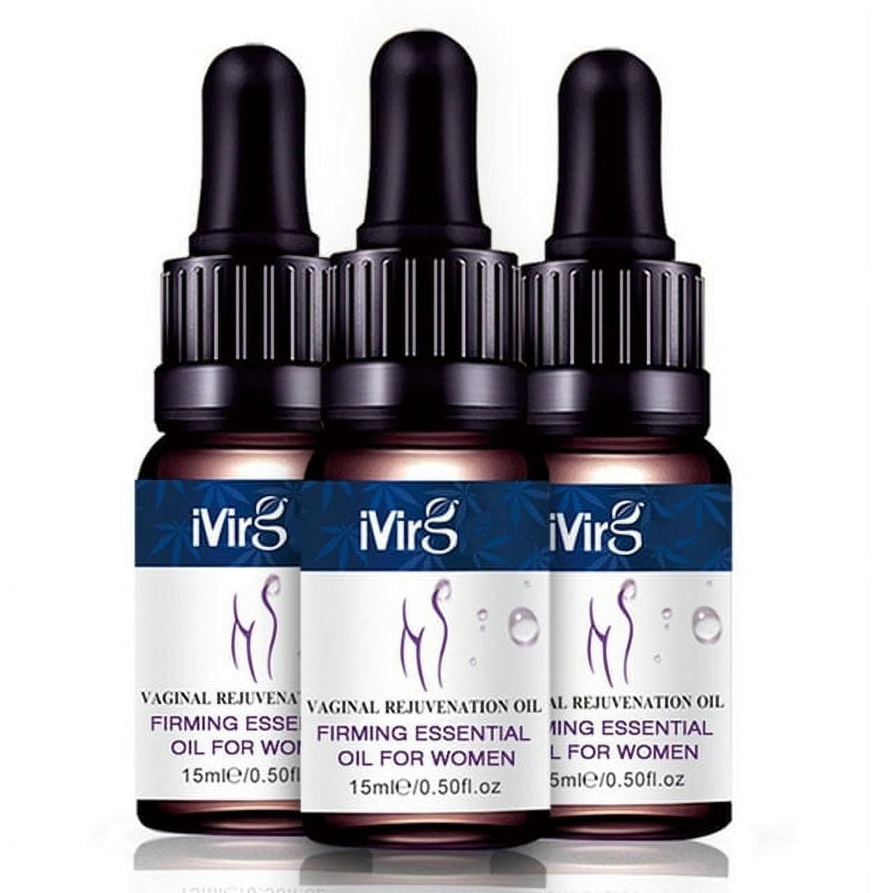 Organic Feminine Oil, Vaginal Moisturizer For Wetness (ROSE), Restores